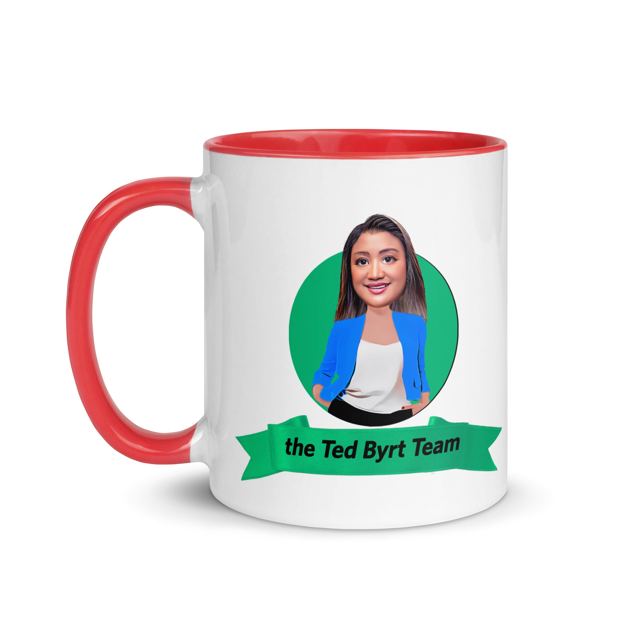Ted Byrt Agency Mug with Color Inside- Regee