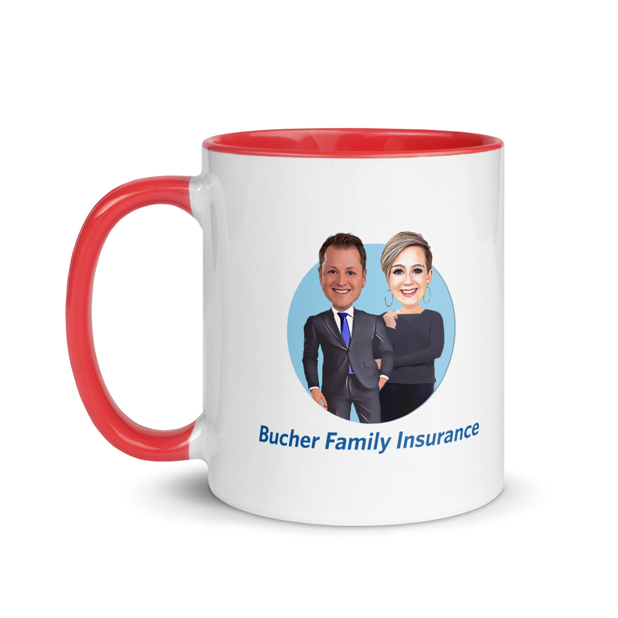 Ben Bucher Agency Mug with Color Inside - Ben & Callie