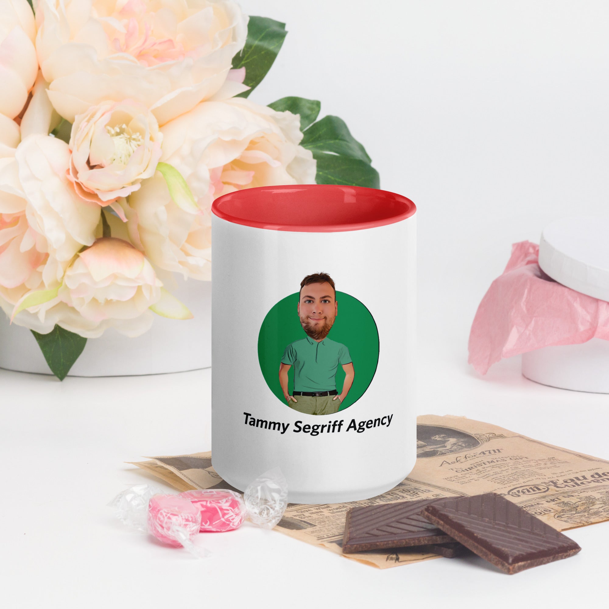 Tammy Segriff Mug with Color Inside - Justin
