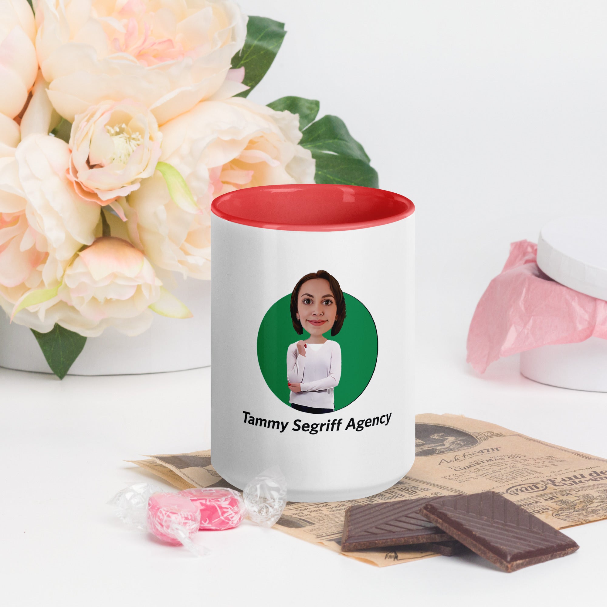 Tammy Segriff Mug with Color Inside - Courtney