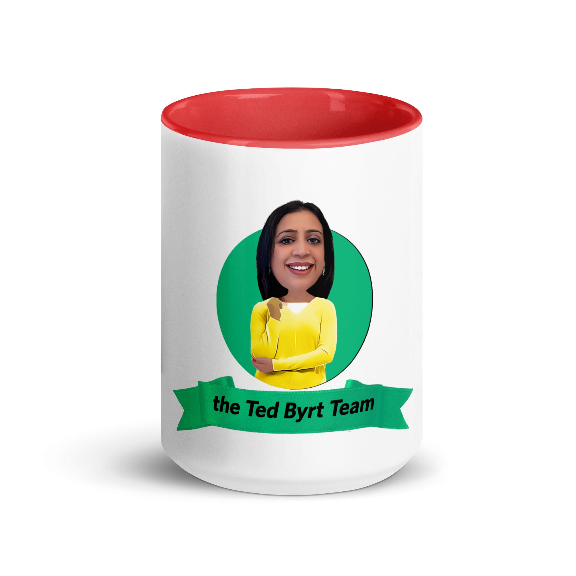 Ted Byrt Agency Mug with Color Inside - Sandy