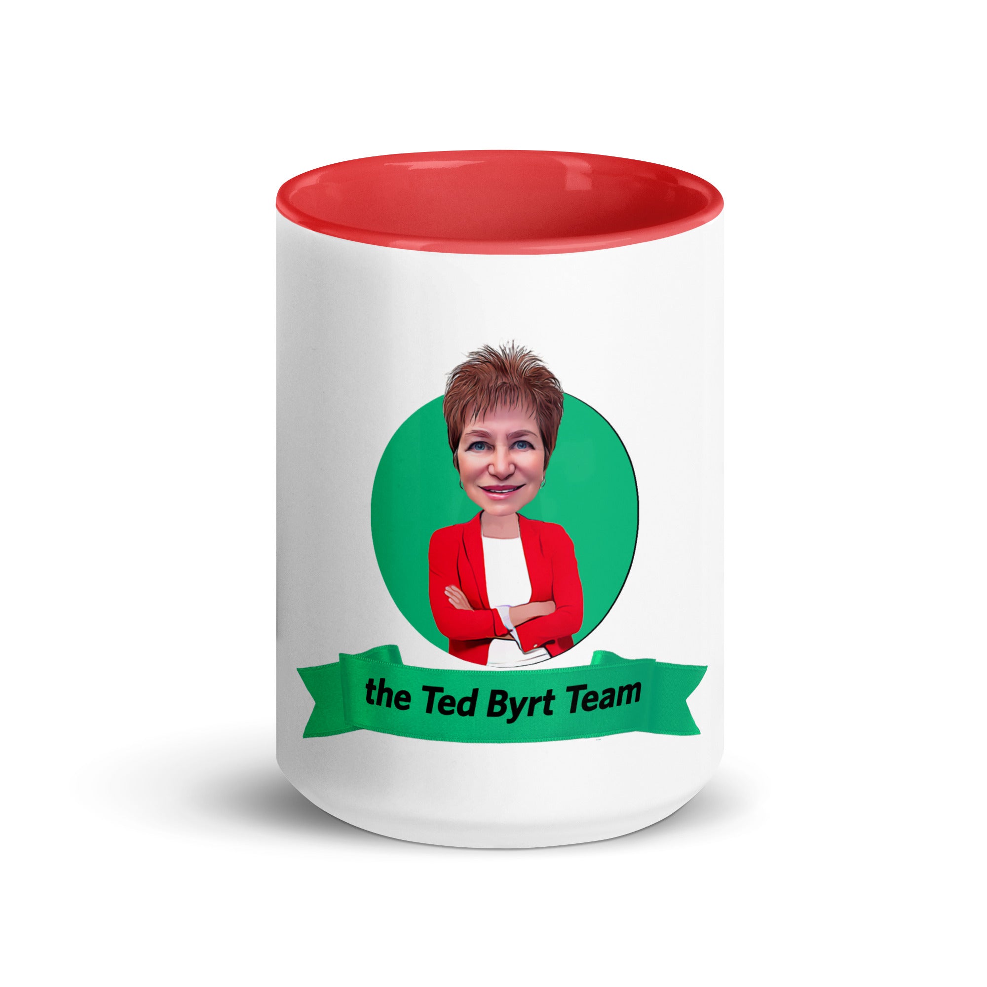 Ted Byrt Agency Mug with Color Inside- Petra