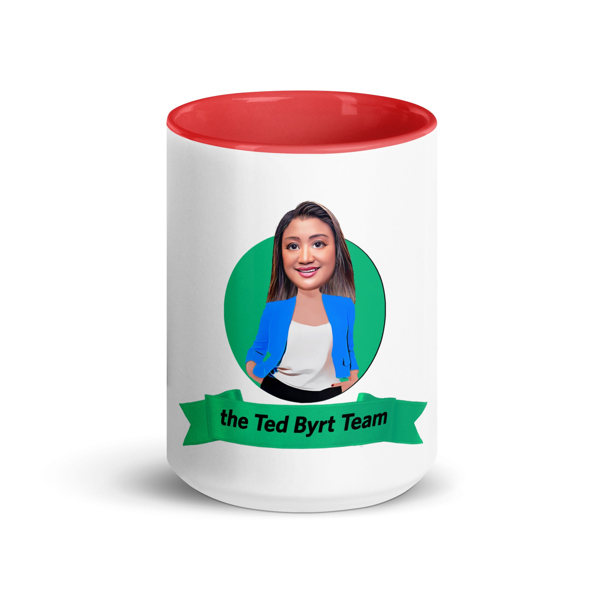 Ted Byrt Agency Mug with Color Inside- Regee