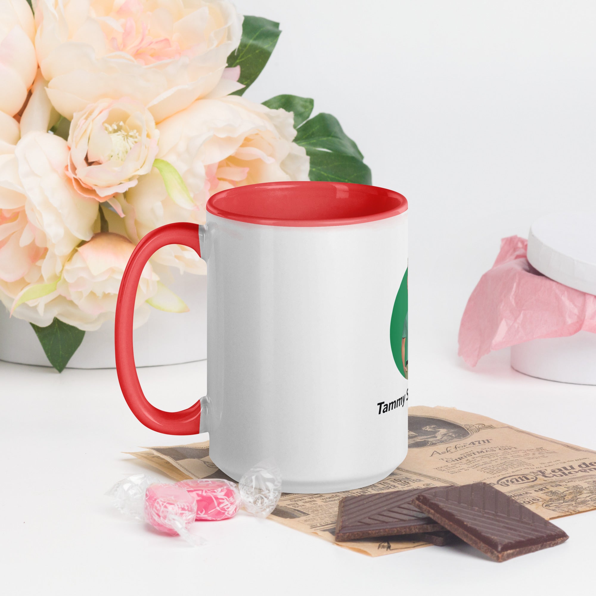 Tammy Segriff Mug with Color Inside - Justin