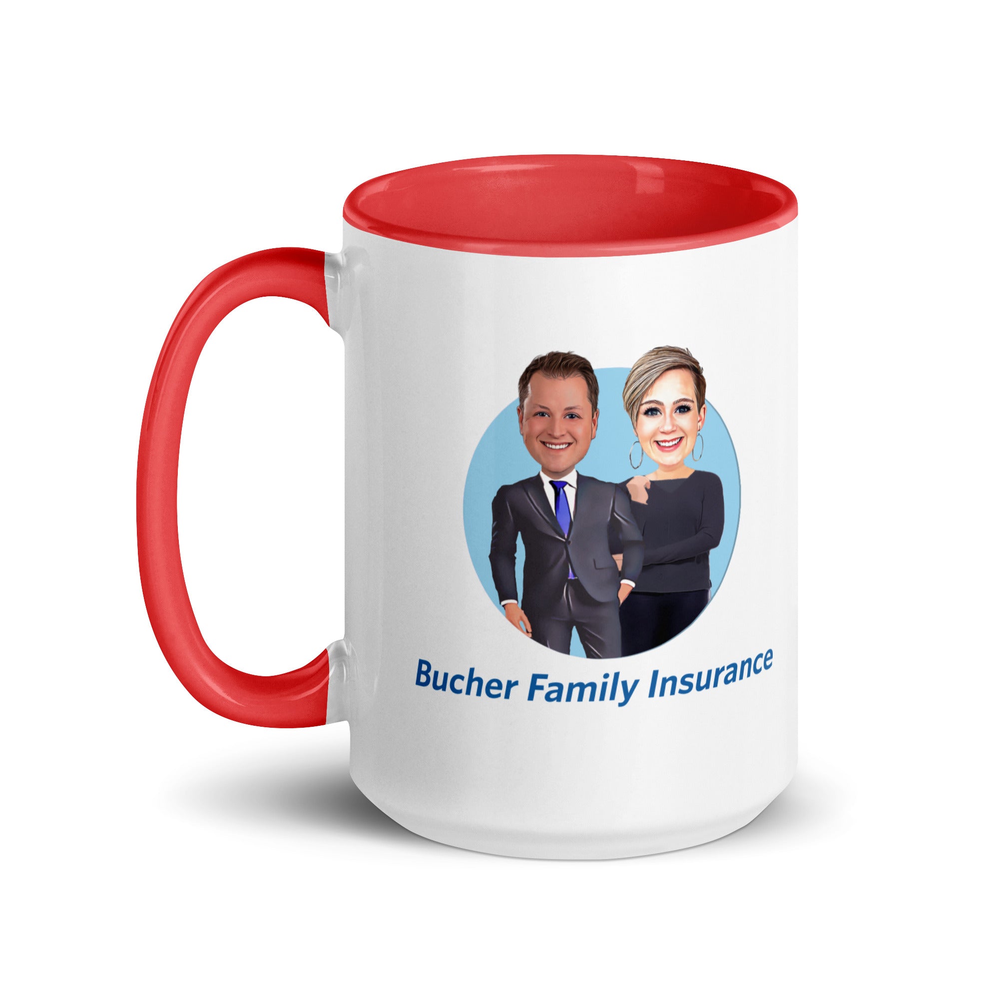 Ben Bucher Agency Mug with Color Inside - Ben & Callie