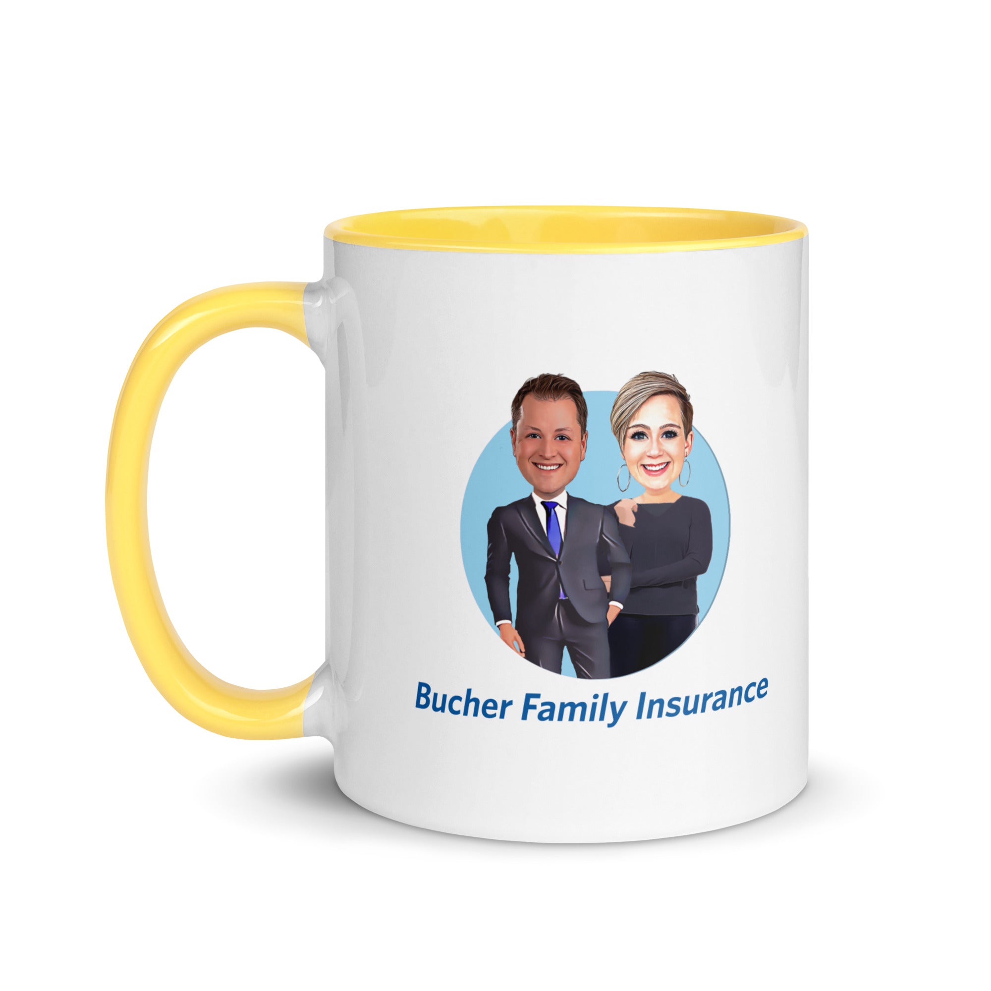 Ben Bucher Agency Mug with Color Inside - Ben & Callie
