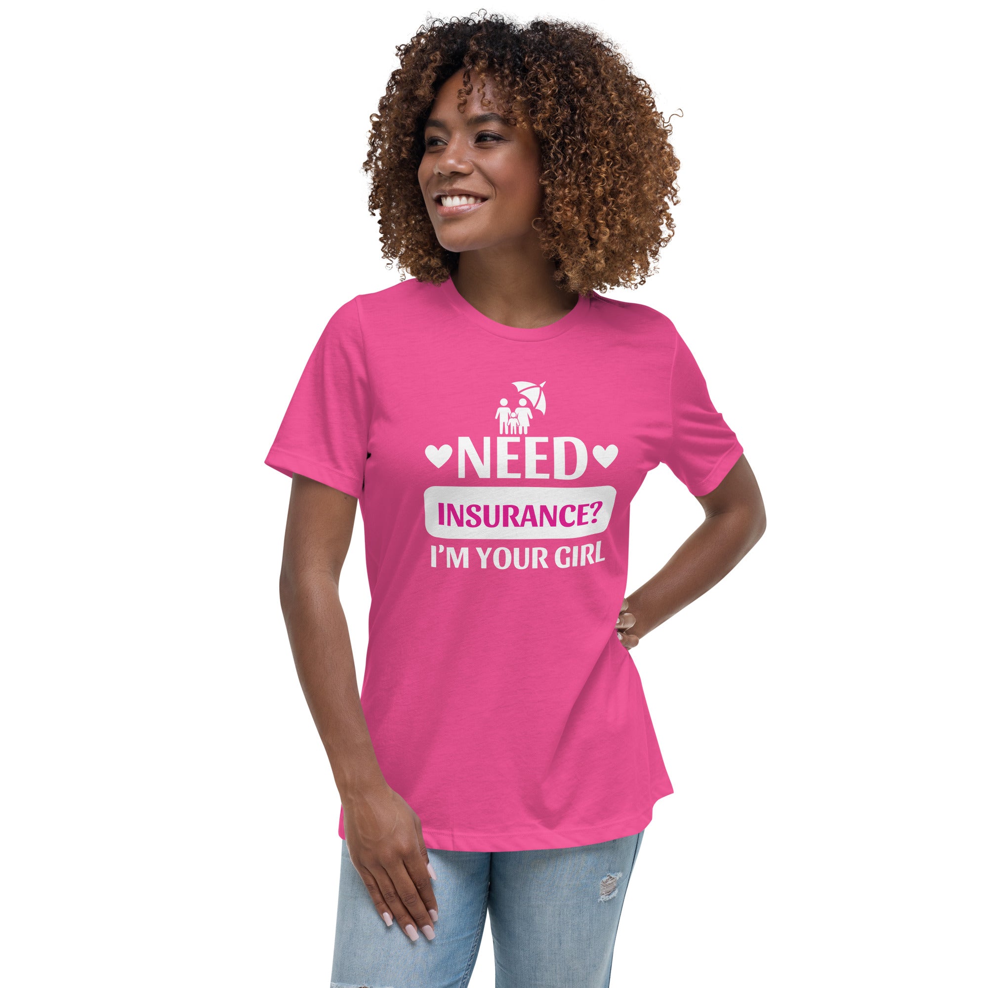 Insurance Agent Line Women's Relaxed T-Shirt - I'm your Girl