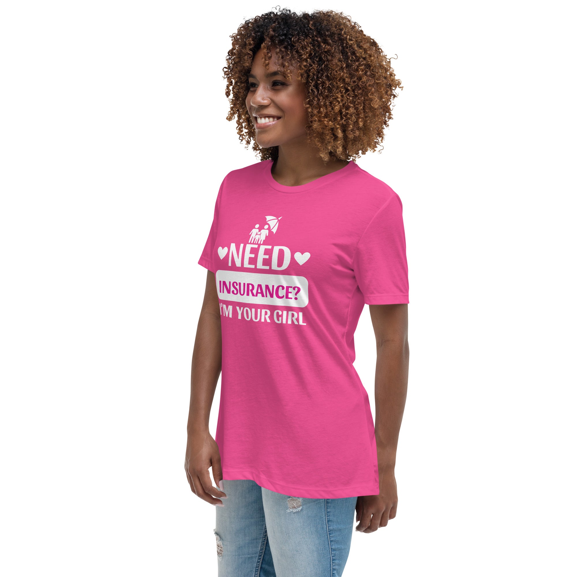 Insurance Agent Line Women's Relaxed T-Shirt - I'm your Girl