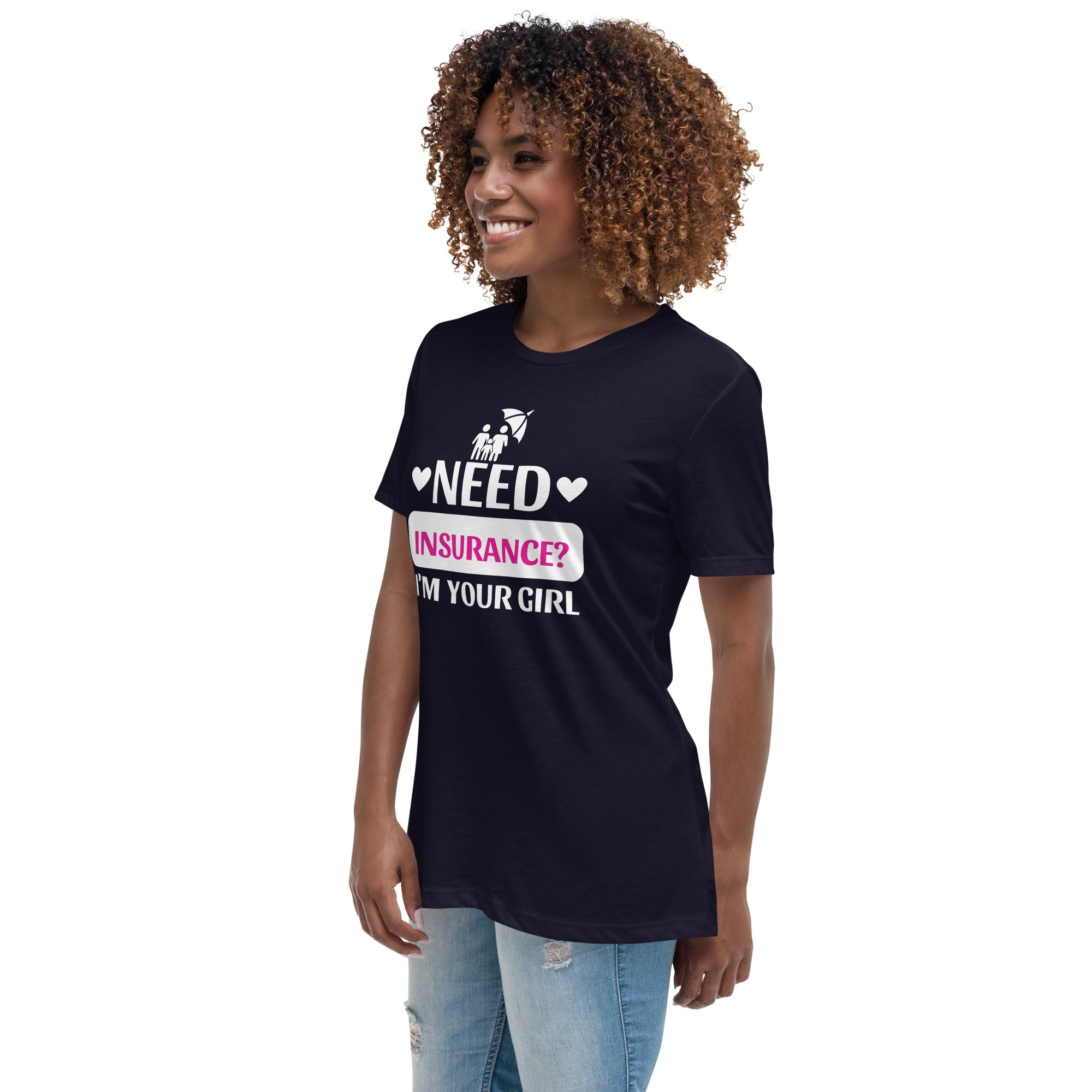 Insurance Agent Line Women's Relaxed T-Shirt - I'm your Girl
